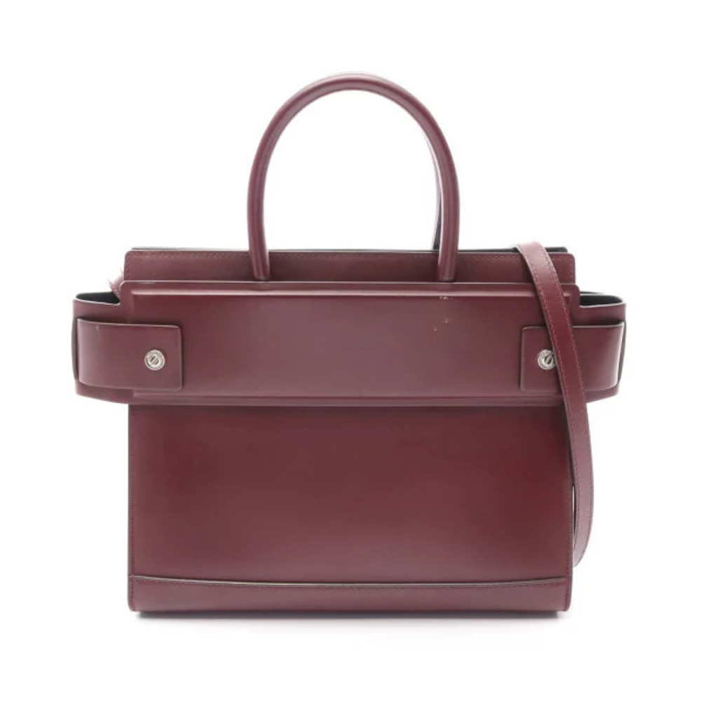 Givenchy Horizon Handbag Leather Bordeaux Purple
